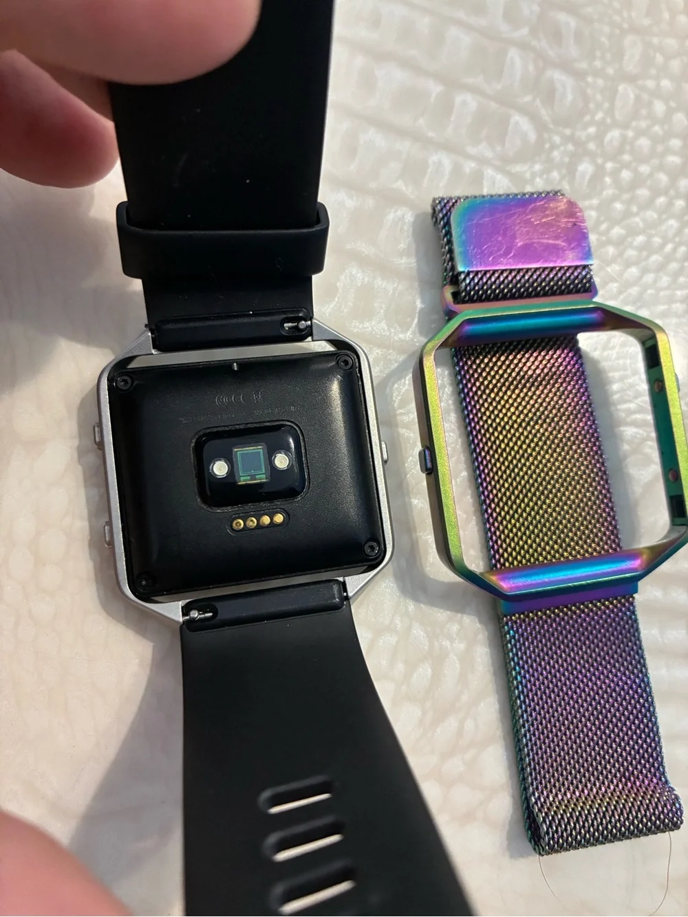 fitbit Smartwatch with Black Band